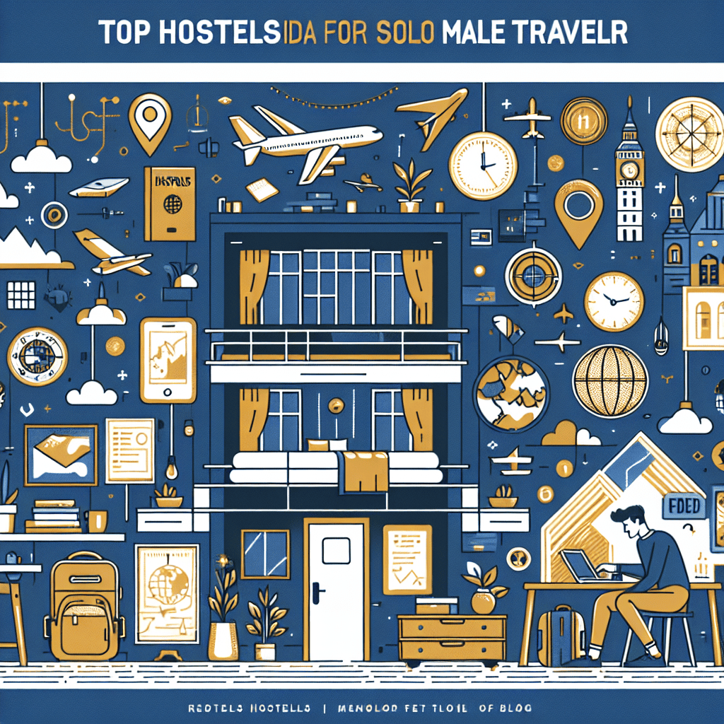 Top Hostels for Male Solo Travelers